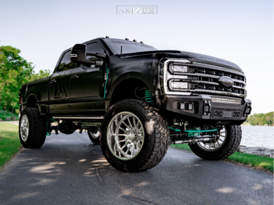 2024 Ford F-250 Super Duty - 24x14 -76mm - ARKON FORGED Nashville - Suspension Lift 8" - 40" x 15.5"