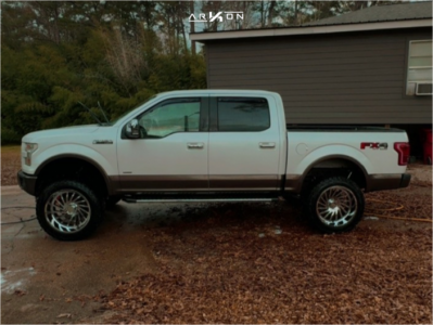 2015 Ford F-150 - 22x12 -51mm - ARKON OFF-ROAD Caesar - Suspension Lift 6" - 35" x 12.5"
