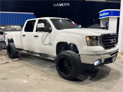 2008 GMC Sierra 2500 HD - 20x12 -51mm - ARKON OFF-ROAD Mandela - Suspension Lift 3" - 305/55R20