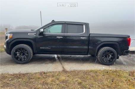 2020 GMC Sierra 1500 Wheel Offset Super Aggressive 3"-5" Leveling Kit