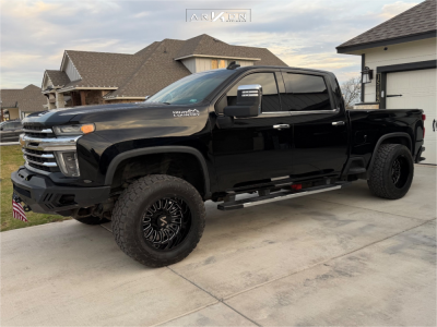 2022 Chevrolet Silverado 2500 HD - 20x12 -51mm - ARKON OFF-ROAD Alexander - Leveling Kit - 35" x 13.5"