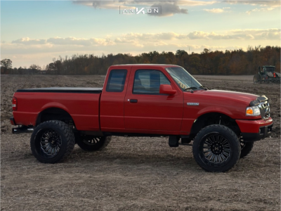 2007 Ford Ranger - 22x14 -81mm - ARKON OFF-ROAD Caesar - Suspension Lift 4" - 33" x 12.5"