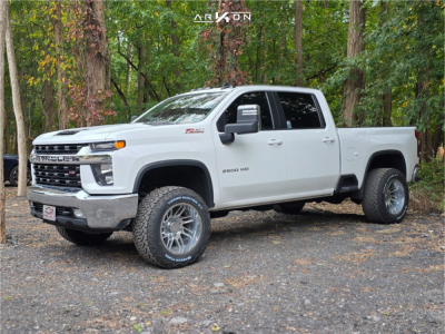 2022 Chevrolet Silverado 2500 HD - 20x12 -51mm - ARKON OFF-ROAD Davinci - Suspension Lift 3" - 35" x 12.5"