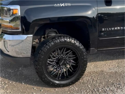 1 2017 Silverado 1500 Chevrolet Lt Unknown Leveling Kit Arkon Off Road Apollo Black Milled