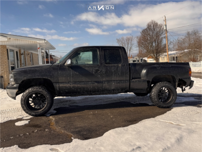 2001 Chevrolet Silverado 1500 - 20x12 -51mm - ARKON OFF-ROAD Mandela - Leveling Kit - 275/55R20