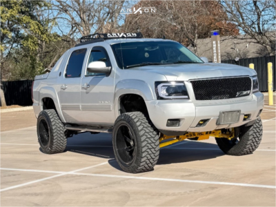 2013 Chevrolet Avalanche - 22x12 -51mm - ARKON OFF-ROAD Lincoln - Suspension Lift 7.5" - 37" x 13.5"