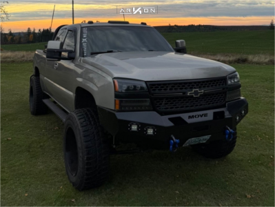 2003 Chevrolet Silverado 1500 - 20x12 -51mm - ARKON OFF-ROAD Mandela - Suspension Lift 6" - 35" x 12.5"