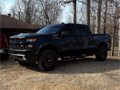 2020 Chevrolet Silverado 1500 - 20x10 -25mm - ARKON OFF-ROAD Caesar - Suspension Lift 2.5" - 33" x 12.5"
