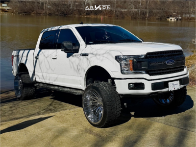 2020 Ford F-150 - 24x14 -81mm - ARKON OFF-ROAD Apollo - Suspension Lift 6" - 33" x 13.5"