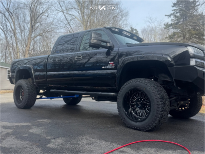2004 Chevrolet Silverado 2500 HD - 20x12 -51mm - ARKON OFF-ROAD Alexander - Suspension Lift 6" - 35" x 12.5"
