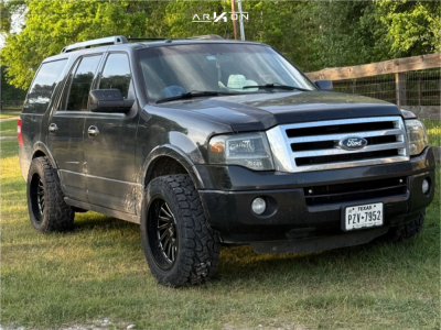 2014 Ford Expedition - 20x10 -25mm - ARKON OFF-ROAD Caesar - Leveling Kit - 33" x 11.5"