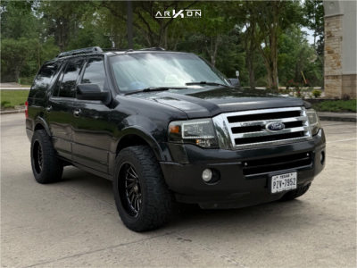 2014 Ford Expedition - 20x10 -25mm - ARKON OFF-ROAD Caesar - Leveling Kit - 33" x 11.5"