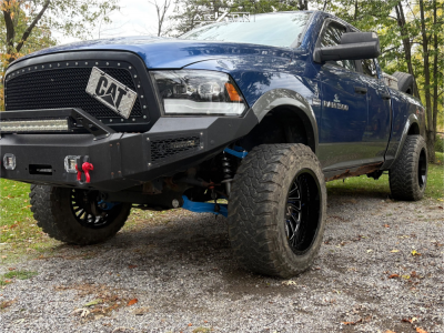 2011 Ram 1500 - 20x12 -51mm - ARKON OFF-ROAD Caesar - Suspension Lift 3" - 35" x 12.5"