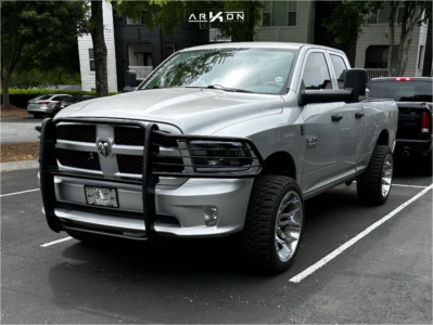 2014 Ram 1500 - 22x12 -51mm - ARKON OFF-ROAD Roosevelt - Suspension Lift 4" - 33" x 12.5"