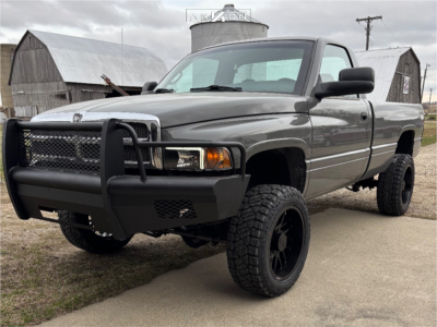 1999 Dodge Ram 2500 - 20x10 -25mm - ARKON OFF-ROAD Mandela - Suspension Lift 2.5" - 285/55R20