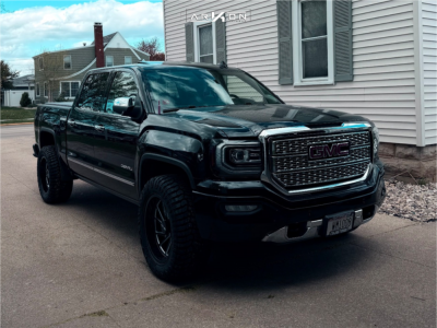 2018 GMC Sierra 1500 - 20x10 -25mm - ARKON OFF-ROAD Kennedy - Stock Suspension - 33" x 12.5"