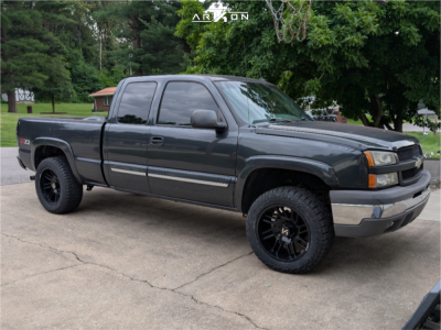 2003 Chevrolet Silverado 1500 - 20x10 -25mm - ARKON OFF-ROAD Davinci - Leveling Kit - 285/55R20