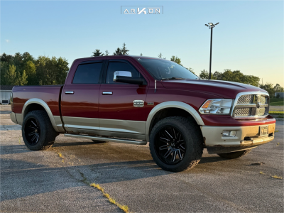 2011 Ram 1500 - 22x12 -51mm - ARKON OFF-ROAD Churchill - Suspension Lift 3" - 35" x 12.5"