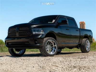 2017 Ram 1500 - 22x12 -51mm - ARKON FORGED Splicer - Leveling Kit - 33" x 12.5"