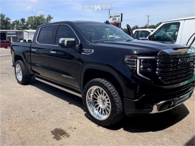 2024 GMC Sierra 1500 - 22x10 -25mm - ARKON FORGED Dallas - Leveling Kit - 33" x 12.5"