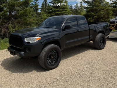 2017 Toyota Tacoma - 20x10 -25mm - ARKON OFF-ROAD Caesar - Stock Suspension - 275/55R20