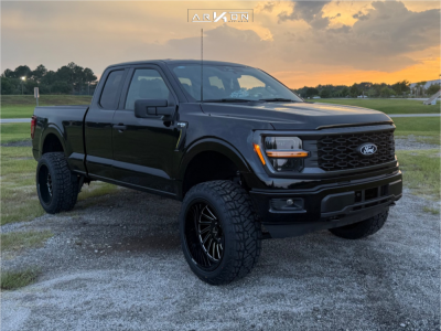 2025 Ford F-150 - 22x12 -51mm - ARKON OFF-ROAD Caesar - Stock Suspension - 35" x 12.5"