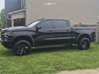 2026 Chevrolet Silverado 1500 - 24x12 -51mm - ARKON OFF-ROAD Lincoln - Leveling Kit - 33" x 12.5"