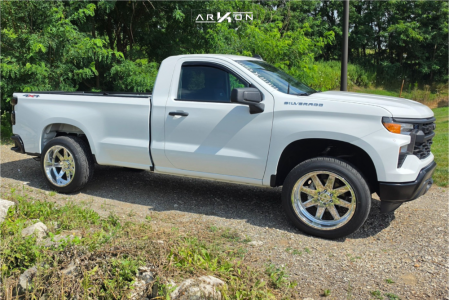 2026 Chevrolet Silverado 1500 - 22x12 -51mm - ARKON FORGED Anvil - Leveling Kit - 305/45R22
