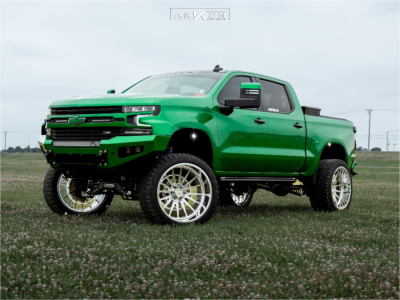 2021 Chevrolet Silverado 1500 - 26x14 -76mm - ARKON FORGED Nashville - Suspension Lift 9" - 37" x 14.5"