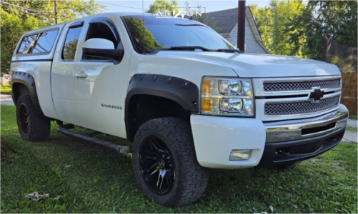 2012 Chevrolet Silverado 1500 - 20x10 -25mm - ARKON OFF-ROAD Davinci - Suspension Lift 3" - 33" x 12.5"