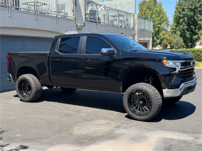2024 Chevrolet Silverado 1500 - 22x12 -51mm - ARKON OFF-ROAD Caesar - Suspension Lift 6" - 35" x 12.5"