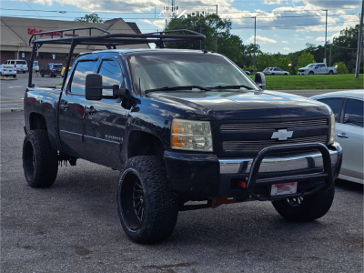 2008 Chevrolet Silverado 1500 - 22x12 -51mm - ARKON OFF-ROAD Caesar - Suspension Lift 6.5" - 35" x 12.5"