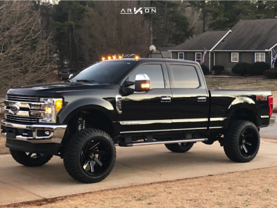 1 2017 F 250 Super Duty Ford Bds Suspension Lift 4in Arkon Off Road Lincoln Black