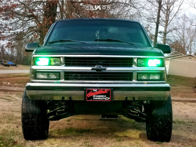 1 1998 K1500 Chevrolet Rough Country Suspension Lift 3in Arkon Off Road Lincoln Chrome