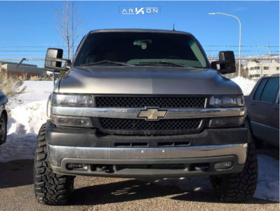 1 2002 Silverado 2500 Hd Chevrolet Supreme Suspension Lift 25in Arkon Off Road Alexander Black