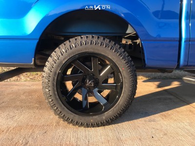 1 2014 F 150 Ford Leveling Kit Suspension Lift 25in Arkon Off Road Lincoln Black