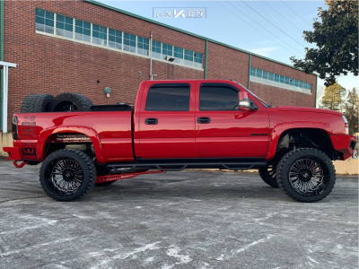1 2005 Silverado 2500 Hd Chevrolet Fabtech Suspension Lift 6in Arkon Off Road Alexander Black