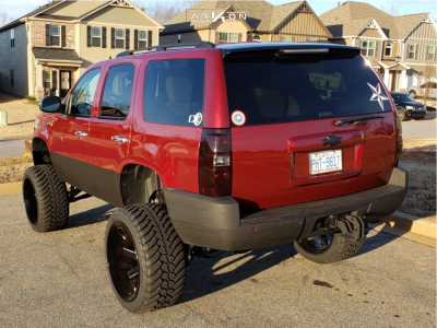 1 2011 Tahoe Chevrolet Mcgaughys Suspension Lift 9in Arkon Off Road Lincoln Black