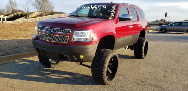 1 2011 Tahoe Chevrolet Mcgaughys Suspension Lift 9in Arkon Off Road Lincoln Black