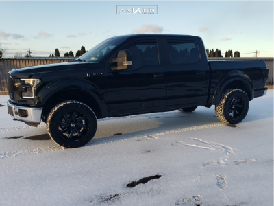 1 2015 F 150 Ford Halo Lift Suspension Lift 3in Arkon Off Road Lincoln Black