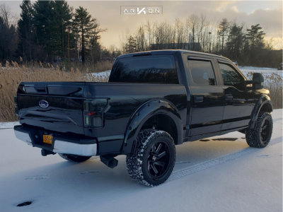 1 2015 F 150 Ford Halo Lift Suspension Lift 3in Arkon Off Road Lincoln Black