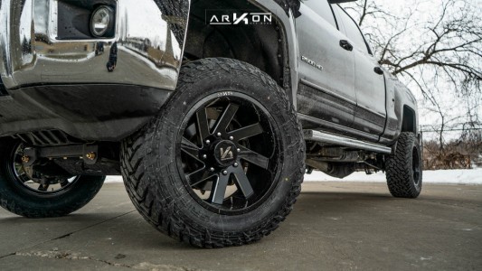 1 2015 Silverado 2500 Hd Chevrolet Zone Suspension Lift 5in Arkon Off Road Lincoln Black Milled