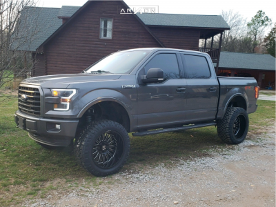 1 2016 F 150 Ford Rough Country Suspension Lift 6in Arkon Off Road Alexander Black