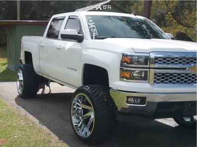 1 2014 Silverado 1500 Chevrolet Superlift Suspension Lift 8in Arkon Off Road Lincoln Chrome