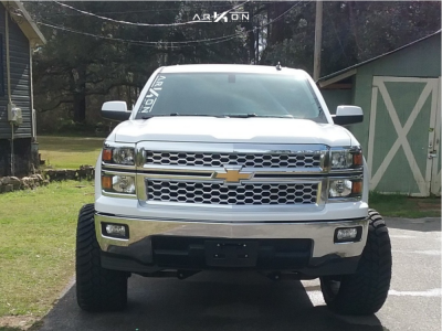 1 2014 Silverado 1500 Chevrolet Superlift Suspension Lift 8in Arkon Off Road Lincoln Chrome