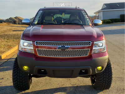 1 2011 Tahoe Chevrolet Mcgaughys Suspension Lift 9in Arkon Off Road Lincoln Machined Black