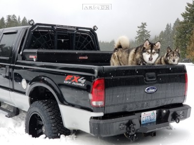 1 2004 F 250 Super Duty Ford Pro Comp Suspension Lift 6in Arkon Off Road Lincoln Black Milled