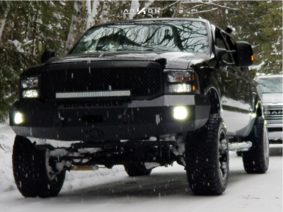 1 2004 F 250 Super Duty Ford Pro Comp Suspension Lift 6in Arkon Off Road Lincoln Black Milled