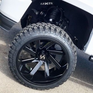 1 2018 Silverado 1500 Chevrolet Mcgaughys Suspension Lift 85in Arkon Off Road Lincoln Black