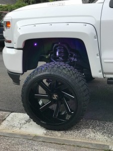 1 2018 Silverado 1500 Chevrolet Mcgaughys Suspension Lift 85in Arkon Off Road Lincoln Black